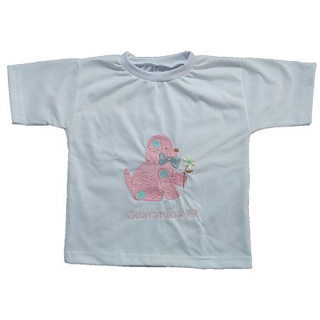 Camisetas infantis - Bordadas e sublimadas