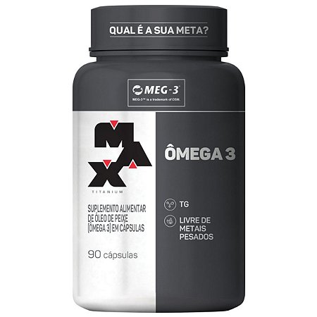 Ômega 3 (90 Cápsulas) Max Titanium