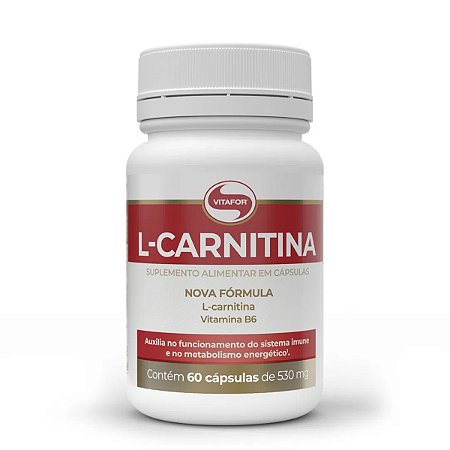 L-Carnitina 60 Cápsulas - Vitafor