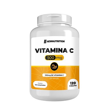 Vitamina C 500mg 120 Capsulas - Newnutrition