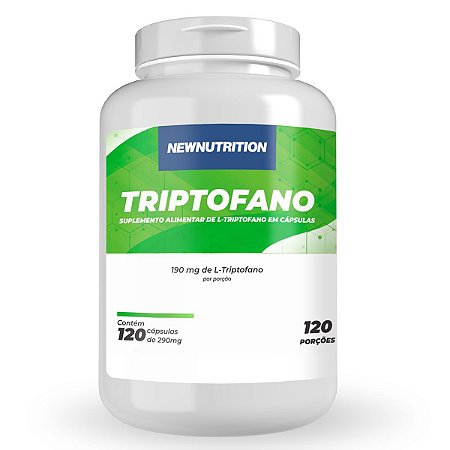Triptofano 120 Cápsulas - Newnutrition