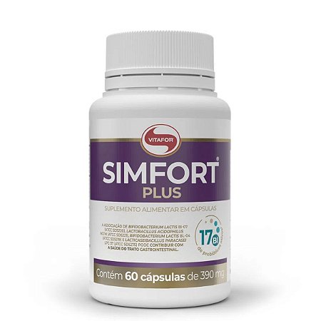 Simfort Plus 60 Cápsulas 390mg - Vitafor