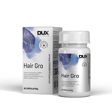 Hair Gro 60 Cápsulas De Softgel - Dux Nutrition