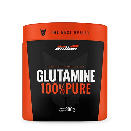 Glutamina 100% Pura 300g L-Glutamina - New Millen