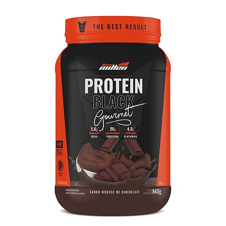 Protein Black Gourmet 840g - New Millen