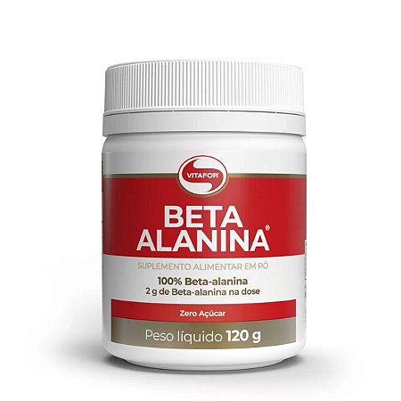 Beta Alanina 120g 100% Pura E Vegana - Vitafor