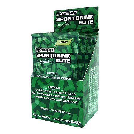 Exceed Sportdrink Elite Caixa 7 Sachês Advanced Nutrition