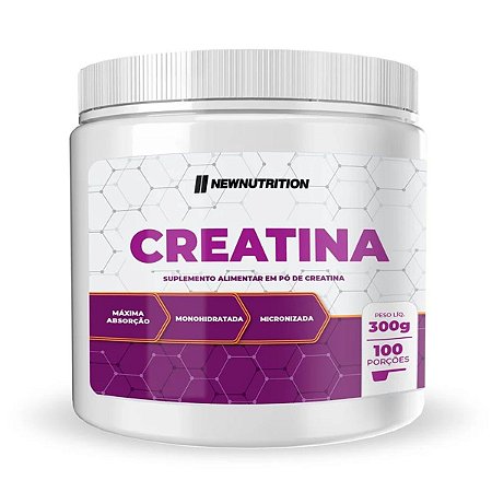 Creatina Monohidratada 300g - New Nutrition