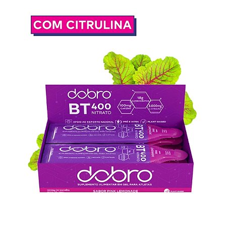 BT 400 Gel Nitrato Vegano Caixa 10 Pink Lemonade 30g - Dobro