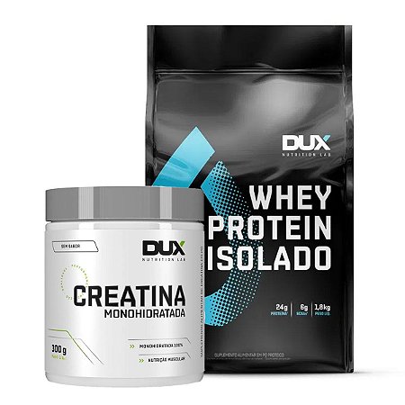 Kit Whey Isolado 1,8Kg + Creatina 300g - Dux Nutrition