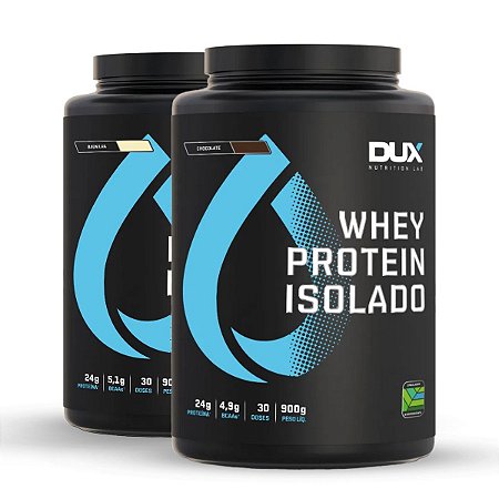Kit 2x Whey Protein Isolado 900g - Dux Nutrition