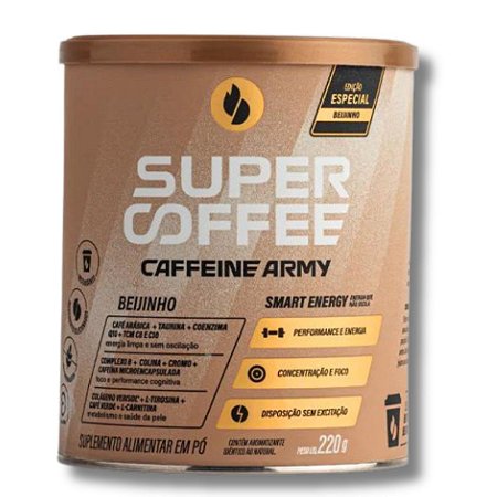 Supercoffee 3.0 Caffeine Army Super Coffee 220g - Beijinho