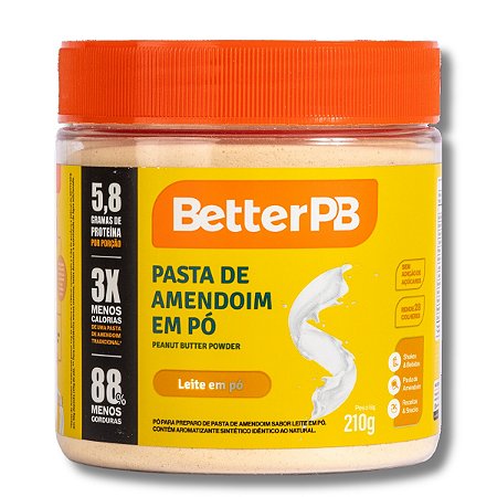 Pasta de Amendoim em Pó 210g - BetterPB
