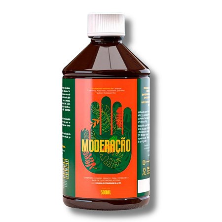 Moderação 500ml Vitaminas e Minerais Detox Use Moderação