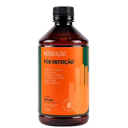 Moderação 500ml Vitaminas e Minerais Detox Use Moderação