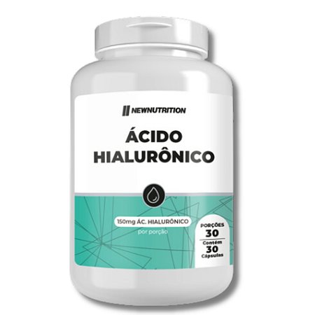 Ácido hialurônico 150mg 30 cápsulas - New Nutrition