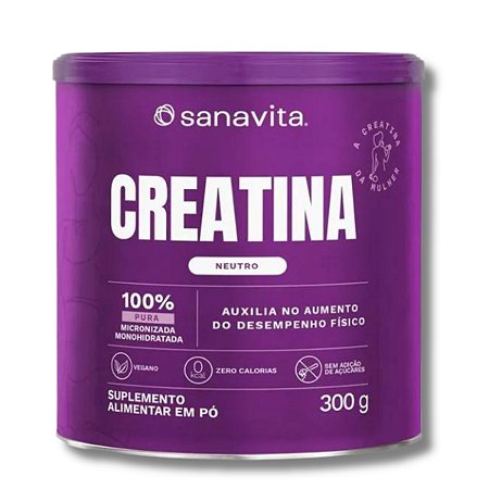 Creatina Monohidratada 300g - Sanavita