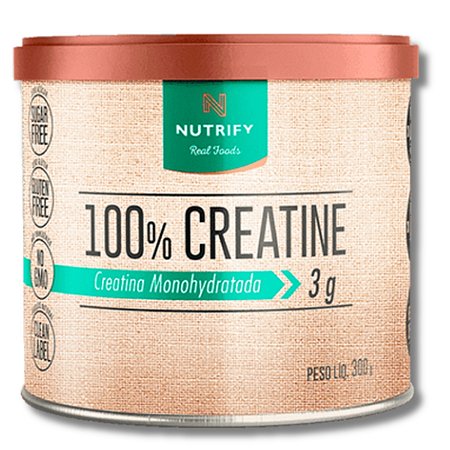 100% Creatine Nutrify Creatina Monohidratada 300g