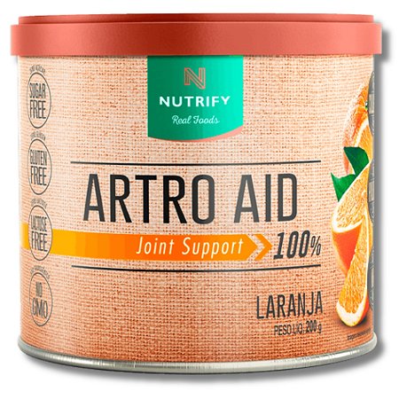Artro Aid 200g Laranja Colágeno Tipo 2 e Hialurônico Nutrify