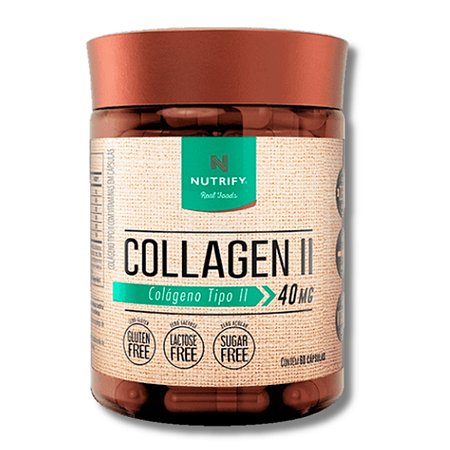 Colágeno Tipo 2 Collagen II Ucii Articulação 60 Caps Nutrify