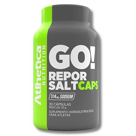 GO! Repor Salt Caps 30 Cápsulas de Sal Endurance - Atlhetica