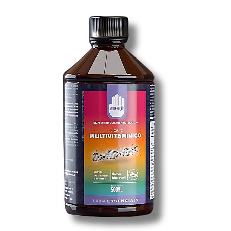 Multivimínico 500ml Vitaminas e Minerais Maracujá - Moderação