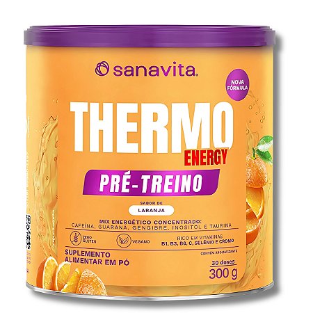 Pré Treino Thermo Energy 300g - Sanavita
