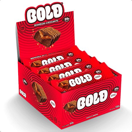 Barrinhas Bold Caixa 12x60g - Bold