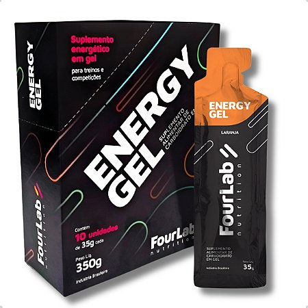 Energy Gel 10x35g Caixa - FourLab Nutrition