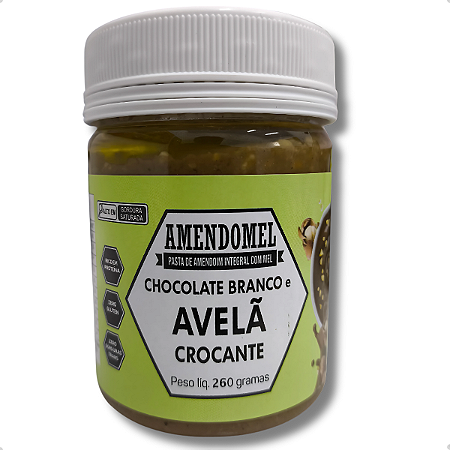 Pasta de Amendoim 260g Avelã Crocante - Amendomel