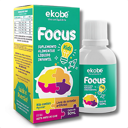 Focus Kids Ekobé Suplemento Infantil Líquido 50ml
