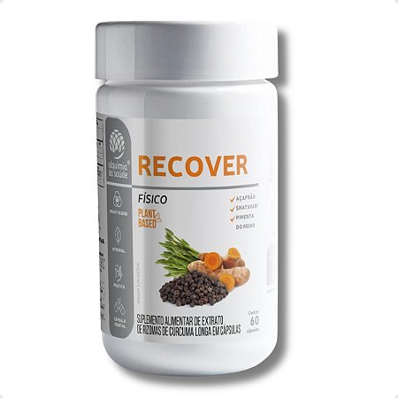 Recover Caps Físico 60 Caps Recuperação Pós-Treino Alquimia da Saúde