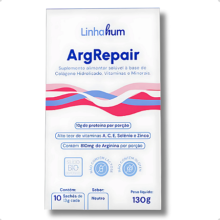 ArgRepair Linhahum 10x13g Cicatrização Feridas Agudas