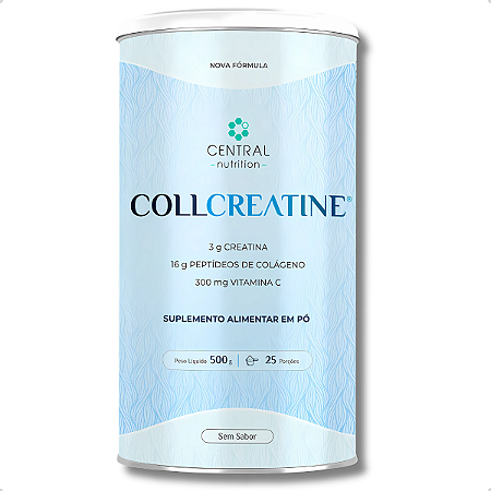 Collcreatine 500g Creatina Vitamina C Colágeno - Central Nutrition