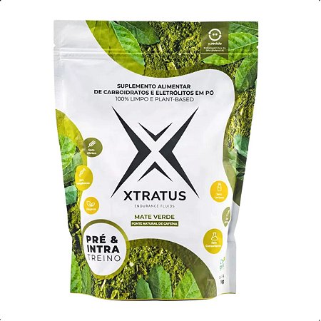 Intra Treino 1:0,8 Mate Verde Com cafeína - 1Kg - Xtratus