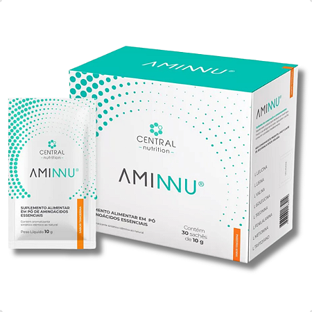 Aminnu Central Nutrition 30 Sachês EAA Aminoácidos Essenciais