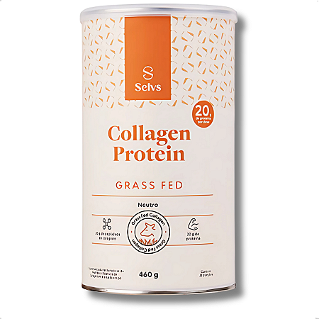 Collagen Protein Selvs 460g Colágeno Tipo I e III Vegano
