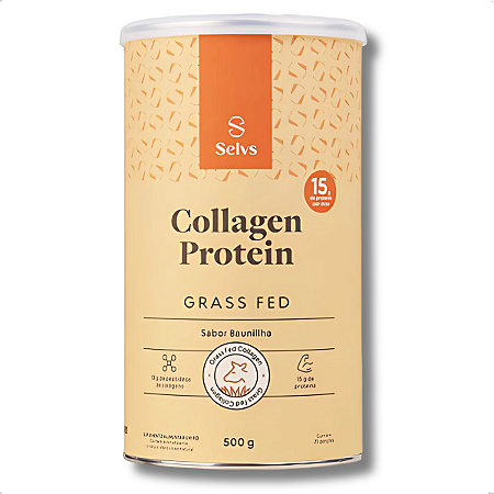 Collagen Protein Selvs 500g – Colágeno Tipo I e III Neutro