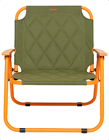 Cadeira De Camping Kouda Osla Dobrável Premium 110Kg