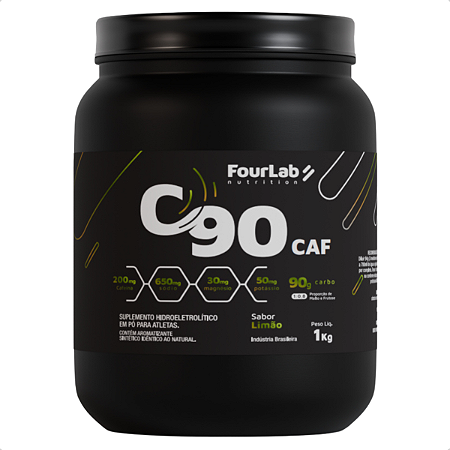 C90 CAF 1kg - Limão - FourLab Nutrition