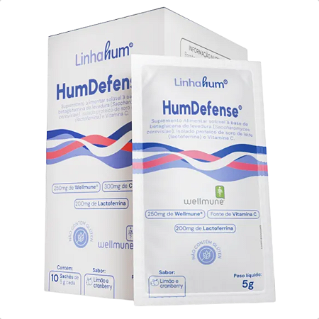 HumDefense Linhahum Imunidade 10 Sachês Wellmune