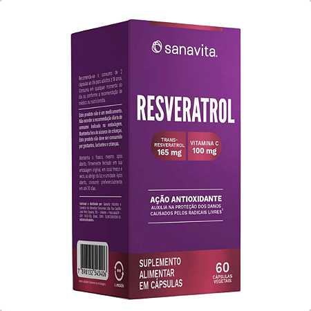 Resveratrol 60 Cápsulas - Sanavita