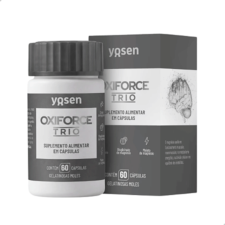 Oxiforce Trio Magnésio 60 Cápsulas - Yosen