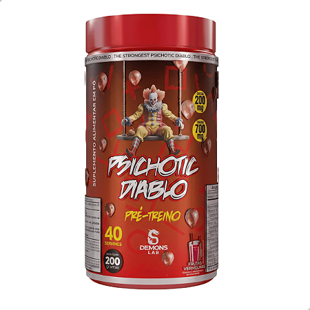 Psichotic Diablo 200g Sabor Frutas Vermelhas - Demons Lab