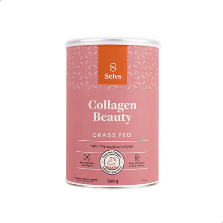 Collagen Beauty 360g Sabor Maracujá com Rosas - Selvs