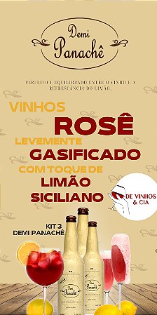 Kit 3 Demi Panachê