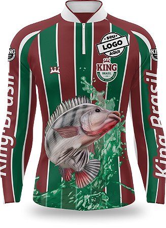 CAMISETA PERSONALIZADA KING BRASIL FLUMINENSE COM PEIXE - CD0227