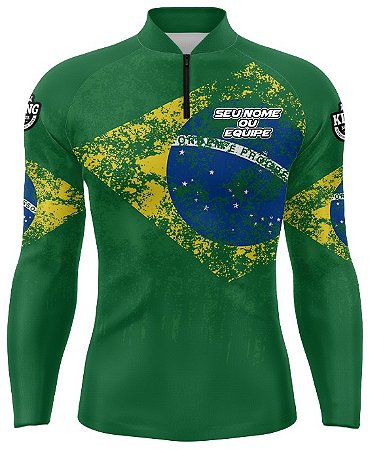 CAMISETA PERSONALIZADA KING BRASIL - LISA VERDE - LB00031