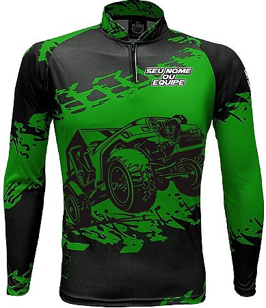 CAMISETA PERSONALIZADA KING BRASIL - OFF ROAD - VERDE - 123484