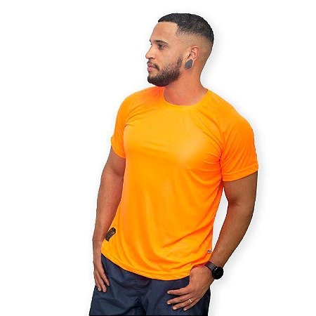 CAMISETA STYLE MANGA CURTA KING BRASIL - LISA - LARANJA NEON